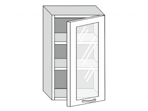 19.50.3 Шкаф настенный (h=913) на 500мм с 1-ой стекл. дверцей в Копейске - kopejsk.mebel74.com | фото