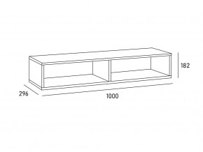 Антресоль MODUL 1000 в Копейске - kopejsk.mebel74.com | фото 2