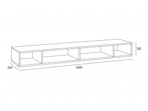 Антресоль MODUL 1600 в Копейске - kopejsk.mebel74.com | фото 2