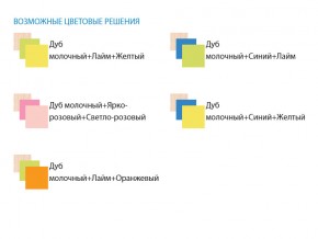 Детский уголок Юниор 3.1 лайм/желтый в Копейске - kopejsk.mebel74.com | фото 3