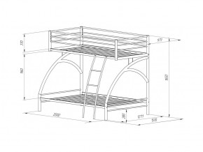 Двухъярусная кровать Виньола-2 Я белый в Копейске - kopejsk.mebel74.com | фото 2