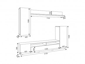 Гостиная Альфа Белый глянец в Копейске - kopejsk.mebel74.com | фото 3