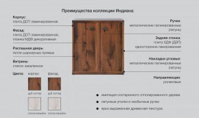 Кабинет Индиана Дуб Саттер в Копейске - kopejsk.mebel74.com | фото 2