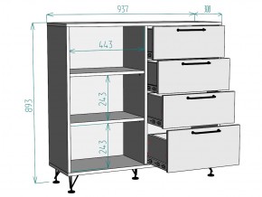 Комод Лофт K100 в Копейске - kopejsk.mebel74.com | фото 3