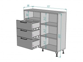 Комод Лофт K103 в Копейске - kopejsk.mebel74.com | фото 3