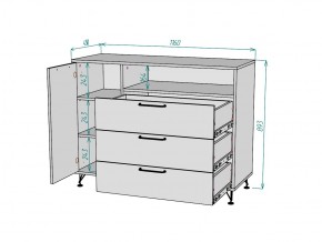 Комод Лофт K73 в Копейске - kopejsk.mebel74.com | фото 3