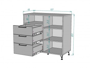 Комод Лофт K87 в Копейске - kopejsk.mebel74.com | фото 3