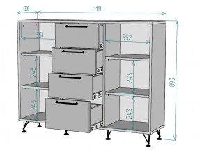 Комод Лофт K93 в Копейске - kopejsk.mebel74.com | фото 3