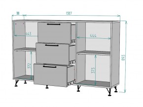 Комод Лофт K97 в Копейске - kopejsk.mebel74.com | фото 3