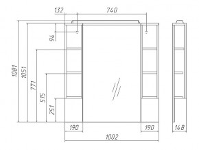 Комплект мебели для ванной 3D 100 в Копейске - kopejsk.mebel74.com | фото 4