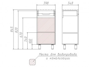 Комплект мебели для ванной 3D 40 в Копейске - kopejsk.mebel74.com | фото 4