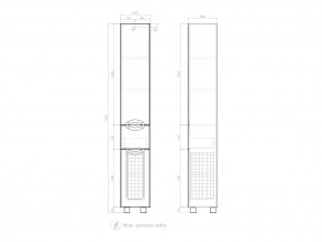 Комплект мебели в ванную Callao 400 в Копейске - kopejsk.mebel74.com | фото 7