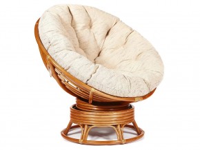 Кресло-качалка Papasan w 23/01 B с подушкой Cognac, ткань Старт в Копейске - kopejsk.mebel74.com | фото