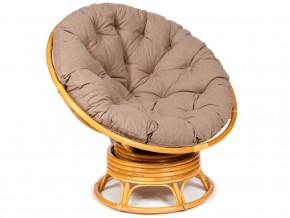 Кресло-качалка Papasan w 23/01 B с подушкой Honey, экошерсть Коричневый в Копейске - kopejsk.mebel74.com | фото