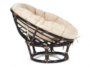 Кресло Papasan 23/01 W с подушкой Antique brown, ткань Старт в Копейске - kopejsk.mebel74.com | фото 3