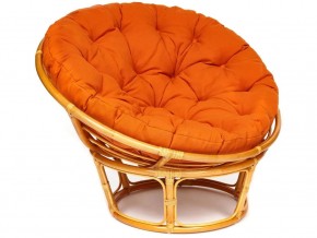 Кресло Papasan 23/01 W с подушкой Honey, ткань Оранжевый в Копейске - kopejsk.mebel74.com | фото