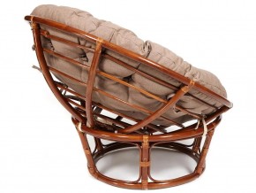 Кресло Papasan 23/01 W с подушкой Pecan, экошерсть Коричневый в Копейске - kopejsk.mebel74.com | фото 2