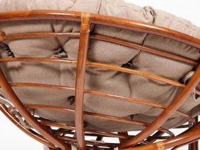 Кресло Papasan 23/01 W с подушкой Pecan, экошерсть Коричневый в Копейске - kopejsk.mebel74.com | фото 4