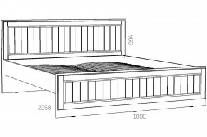 Кровать 1800 Оливия НМ 040.34-03 Х в Копейске - kopejsk.mebel74.com | фото 2