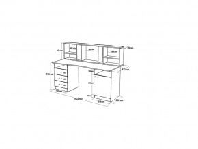 Кровать чердак Юта 1 со столом в Копейске - kopejsk.mebel74.com | фото 2