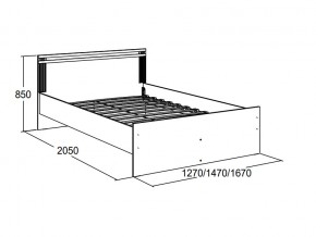 Кровать двойная Ольга 18 1400 в Копейске - kopejsk.mebel74.com | фото 2