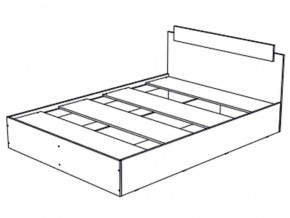 Кровать Эко 1200 венге-лоредо в Копейске - kopejsk.mebel74.com | фото 2