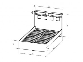 Кровать Коста-Рика 1200 в Копейске - kopejsk.mebel74.com | фото 2