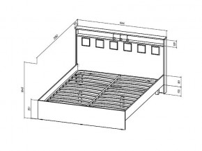 Кровать Коста-Рика 1600 в Копейске - kopejsk.mebel74.com | фото 2