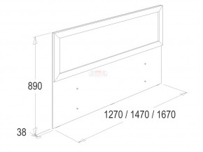 Кровать Ольга 14 1400 в Копейске - kopejsk.mebel74.com | фото 3