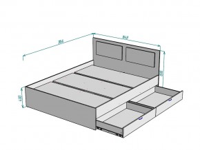 Кровать Ольга L39 ширина 1600 в Копейске - kopejsk.mebel74.com | фото 3