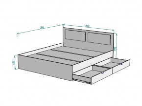 Кровать Ольга L43 ширина 1800 в Копейске - kopejsk.mebel74.com | фото 3