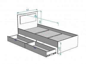 Кровать Ольга L48 ширина 900 в Копейске - kopejsk.mebel74.com | фото 3