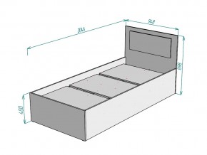 Кровать Ольга L53 ширина 900 в Копейске - kopejsk.mebel74.com | фото 3