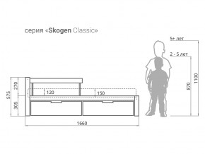 Кровать Svogen classic с ящиками и бортиком бежевый в Копейске - kopejsk.mebel74.com | фото 2