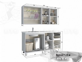 Кухня 1600 Орхидея в Копейске - kopejsk.mebel74.com | фото 2