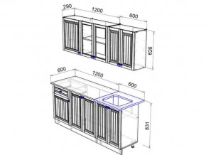 Кухня Хозяюшка 1800 мускат в Копейске - kopejsk.mebel74.com | фото 2