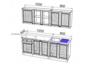 Кухня Хозяюшка 2000 фисташка в Копейске - kopejsk.mebel74.com | фото 2