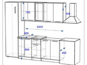 Кухонный гарнитур 10Р РоялВуд 1800 мм в Копейске - kopejsk.mebel74.com | фото 2