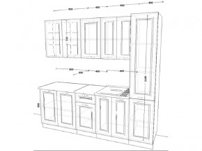 Кухонный гарнитур 12 Белый Вегас 2200 мм в Копейске - kopejsk.mebel74.com | фото 2