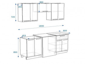 Кухонный гарнитур 1Р РоялВуд 1800 мм в Копейске - kopejsk.mebel74.com | фото 2