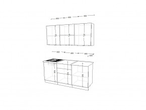 Кухонный гарнитур 23 Лофт 1800 мм в Копейске - kopejsk.mebel74.com | фото 2