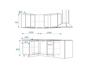 Кухонный гарнитур 3Р РоялВуд 1200*1400 мм в Копейске - kopejsk.mebel74.com | фото 2