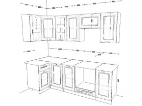 Кухонный гарнитур 5 Белый Вегас 1000х2400 мм в Копейске - kopejsk.mebel74.com | фото 2