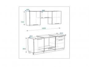 Кухонный гарнитур 6а Грецкий орех 1600 в Копейске - kopejsk.mebel74.com | фото 2