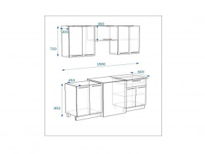 Кухонный гарнитур 7 Грецкий орех 1800 в Копейске - kopejsk.mebel74.com | фото 2