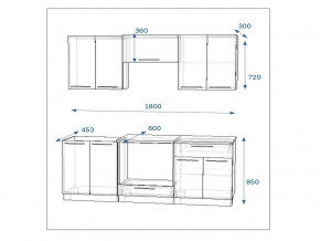 Кухонный гарнитур 7а Грецкий орех 1800 в Копейске - kopejsk.mebel74.com | фото 2