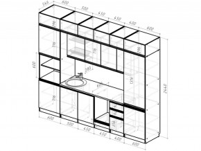 Кухонный гарнитур Адажио люкс 3000 мм в Копейске - kopejsk.mebel74.com | фото 6