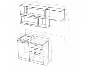 Кухонный гарнитур Алина экстра 1700 мм в Копейске - kopejsk.mebel74.com | фото 5