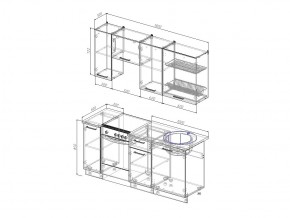 Кухонный гарнитур Антрацит 1800 в Копейске - kopejsk.mebel74.com | фото 3