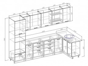 Кухонный гарнитур Антрацит 3200х1400 в Копейске - kopejsk.mebel74.com | фото 3